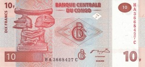 10 فرانک کنگو