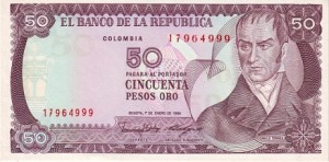 50 پزو کلمبیا 