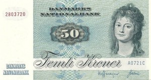 50 کرون دانمارک 1972