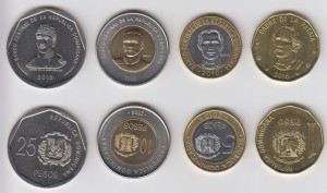 فول ست سکه های یادبودی دومنیکن (کمیاب )