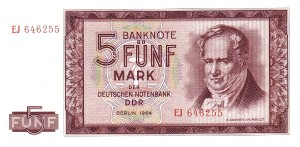 5 مارک آلمان 