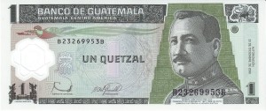 1  (چاپ 2006 اولین اسکناس پلیمری گواتمالا )کواتزال گواتمالا
