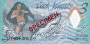 3 دلار جزایر کوک specimen