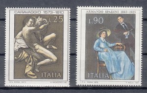 سری تمبر تابلو نقاشی ایتالیا