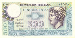 500 لیر ایتالیا