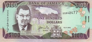 100 دلار جامائیکا چاپ 2004