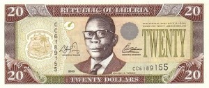 20 دلار لیبریا