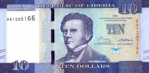 10 دلار لیبریا
