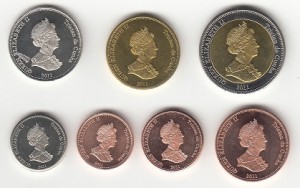 فول ست سکه های نایتینگل آیلند (بسیار کمیاب )   