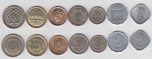 فول ست سکه های پاکستان 
