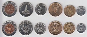 فول ست سکه های رواندا (کمیاب )