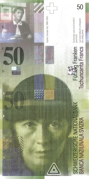 50 فرانک سوئیس چاپ2004