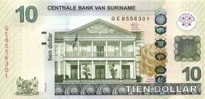 10 دلار سورینام 2012