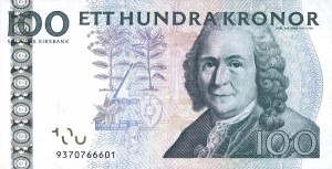 100 کرون سوئد 2009