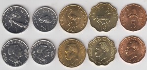 ست سکه های تانزانیا  