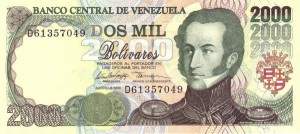 2000 بولیوار ونزوئلا 