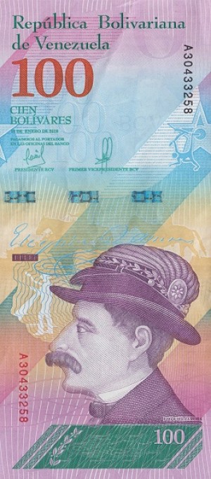100 بولیوار ونزوئلا