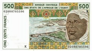 500 فرانک سنگال 